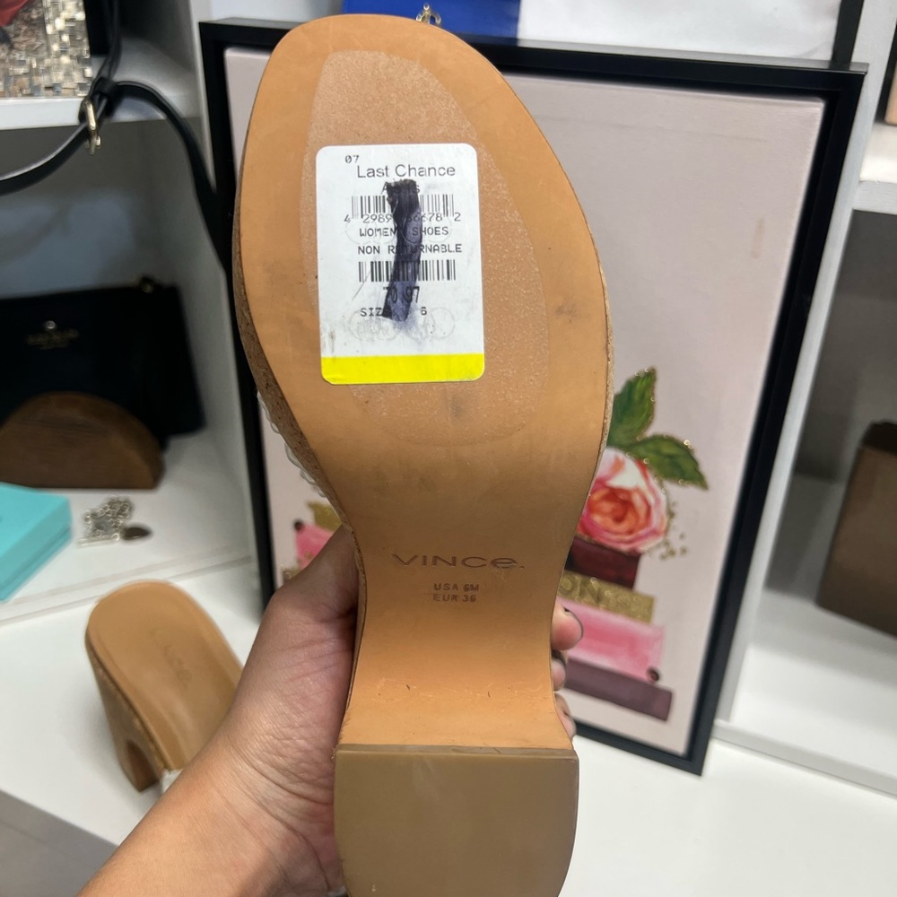 🔥🔥Vince NEW Nicki Croche Women's Shoes - Picture 6 of 6